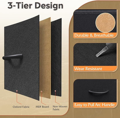 WLIVE 9 Drawer Dresser, Fabric Storage Tower - Image 6