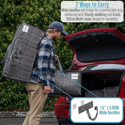 VENO 10 Pack Moving Bags w/Backpack Straps, Heavy Duty, Moving Boxes Alternative - Image 2