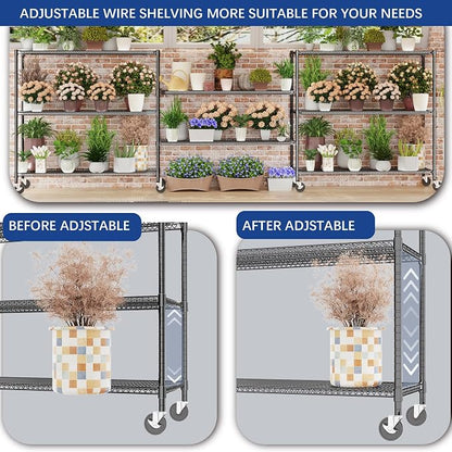 Heavy Duty Shelving, 76.2" H Garage Shelving Unit - Image 4