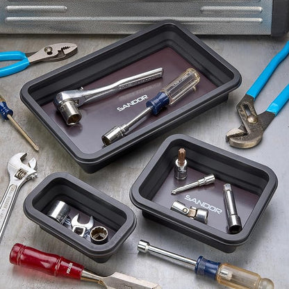 Collapsible Magnetic Parts Tray Set - Image 5