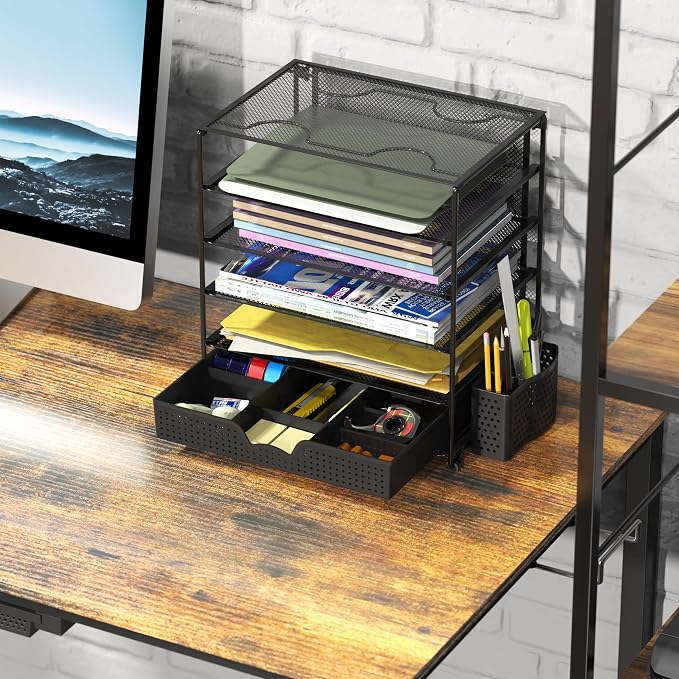 Simple Houseware 5-Tier Document File Tray - Image 2