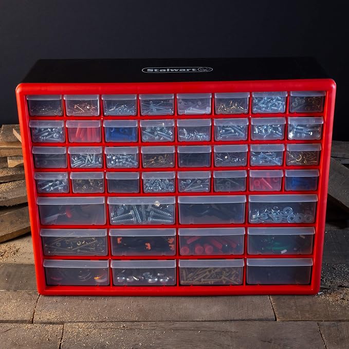 Storage Drawers-44 Compartment Organizer Desktop or Wall Mountable Container - Image 2