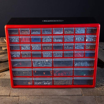 Storage Drawers-44 Compartment Organizer Desktop or Wall Mountable Container - Image 2