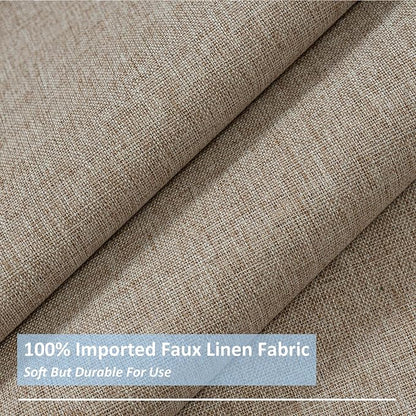 Faux Linen Armchair Caddy for Couch Remote Control Holder Non-slip Sofa Armset - Image 5