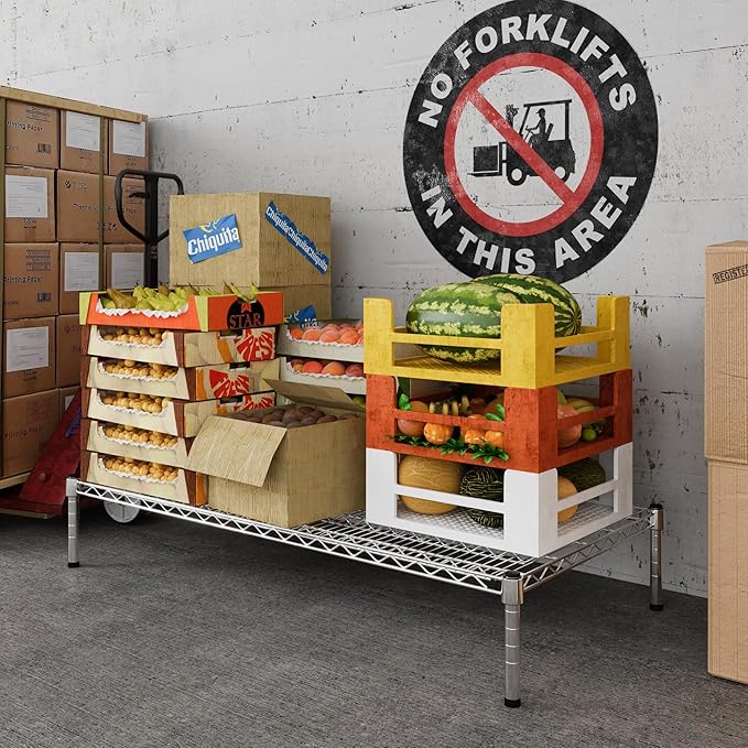 24" Deep x 48" Wide x 8" Height Wire Shelving Kit | 1-Tier | NSF Commercial - Image 2