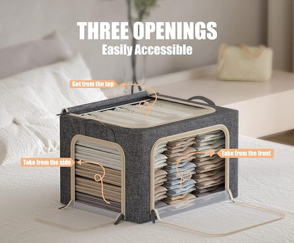 3 Openings Clothes Storage Bins - Image 3