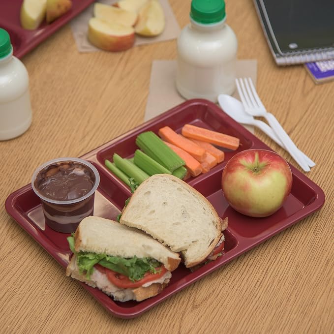 Carlisle FoodService Products Right Hand 4-Compartment Cafeteria / Fast Food - Image 5
