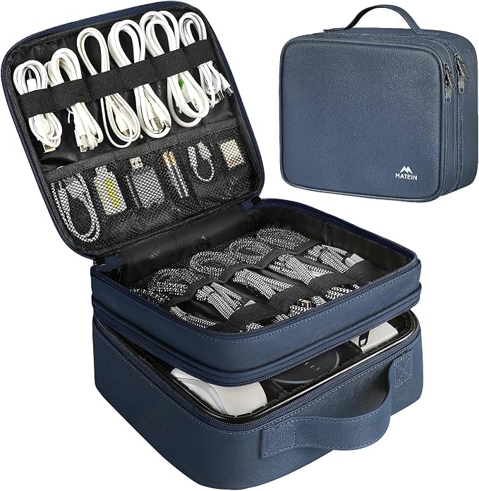 MATEIN Cord Organizer Case by MATEIN