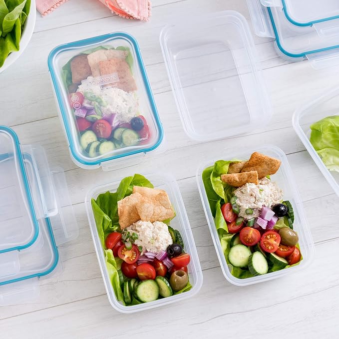 Snapware Total Solution 5-Pack Plastic Food Storage Containers Set, Leakproof & - Image 3