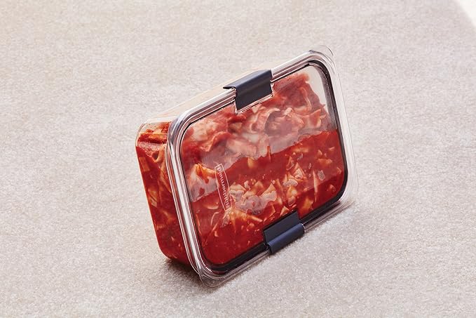 Rubbermaid Brilliance Food Storage Container, 9.6 Cup | Clear | Pack of 2 - Image 8