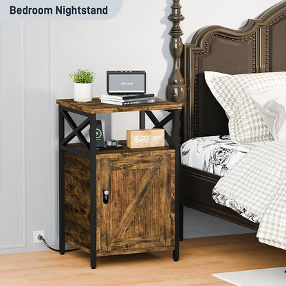 Wooden Nightstands Set of 2 - Image 2