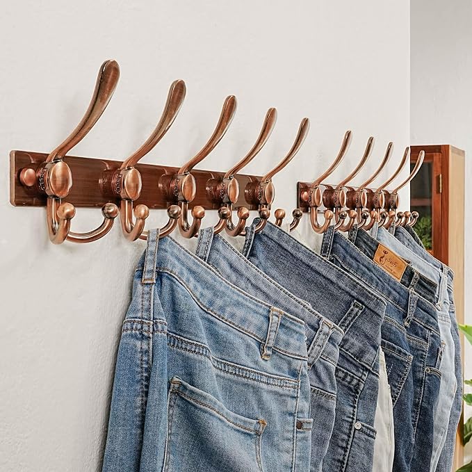 Dseap Coat Rack Wall Mount 2.0 Pro: Heavy Duty 300% Thicker, Stainless Steel - Image 4