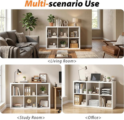 WannabeMyself【2026 Wooden Thick Frame】 6 Cube Storage Organizer - Image 6