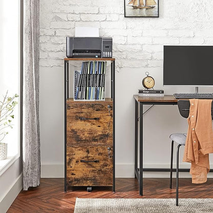 VASAGLE File Cabinet for Home Office, 2-Drawer Filing Cabinet - Image 4