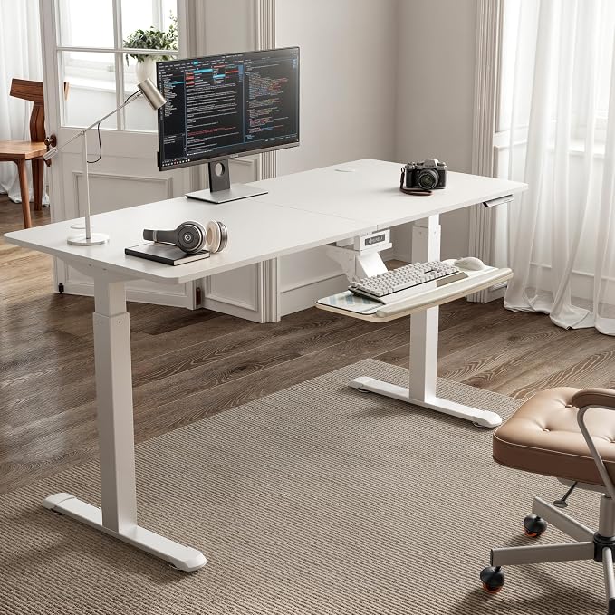 EUREKA ERGONOMIC Keyboard Tray Height Adjustable, Swivel Tilt Computer Keyboard - Image 9