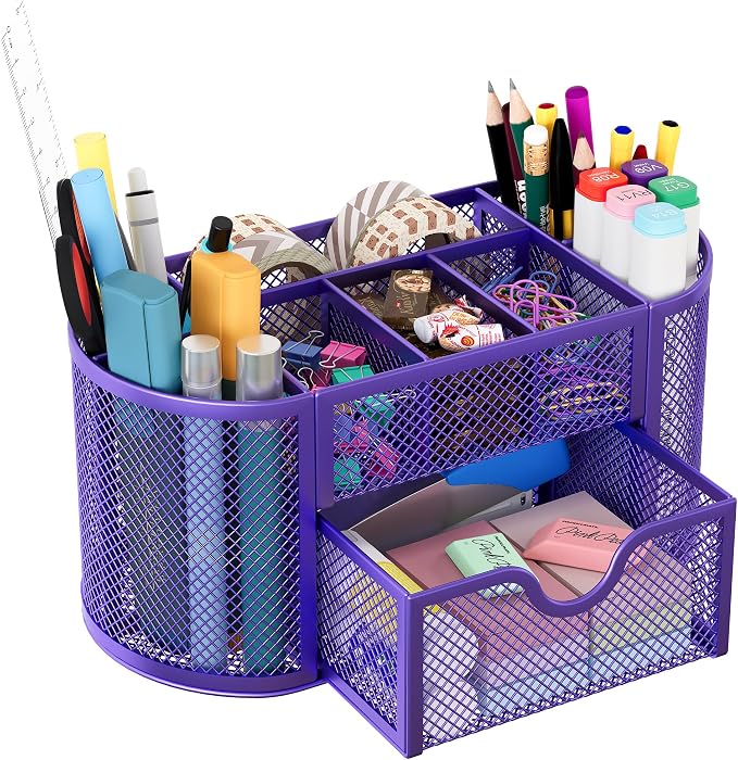 EasyPAG Mesh Pen Holder Desk Organizer by EasyPAG