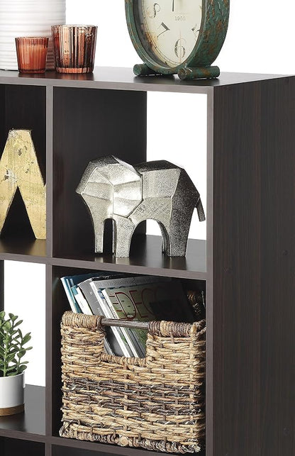 Whitmor 12 Cube Storage Organizer, 4 Tier Stackable Mdf Wood Bookcase, Open - Image 4