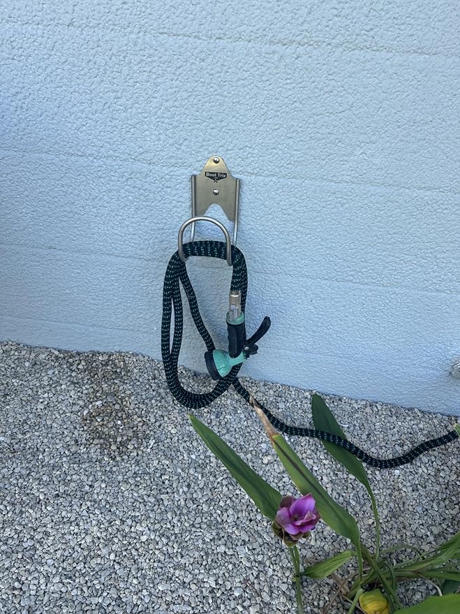 Hose Hanger, Stainless Steel Garden Hose Hook & Hanger, Hose Organizer - Image 7