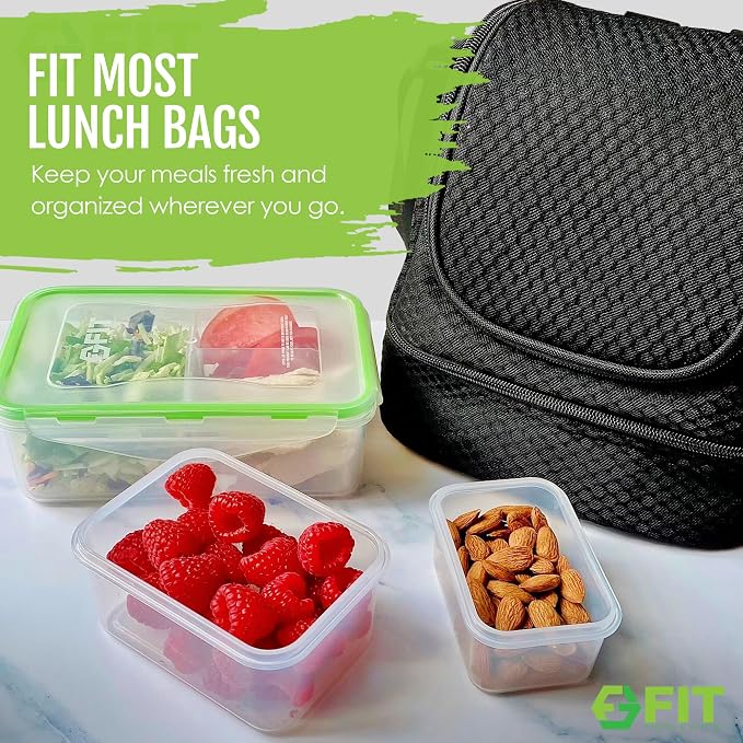 FIT Strong & Healthy Bento Box for Kids and Adults – Reusable Lunch Box Meal - Image 7