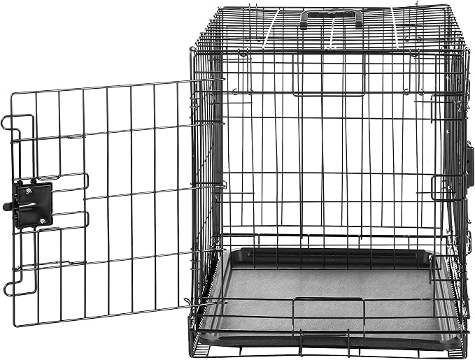 Amazon Basics Durable, Foldable Metal Wire Dog Crate - Image 3