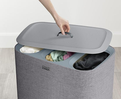 Joseph Joseph Tota Trio 90 liter/23.8 gallon Laundry Hamper Separation Basket - Image 4