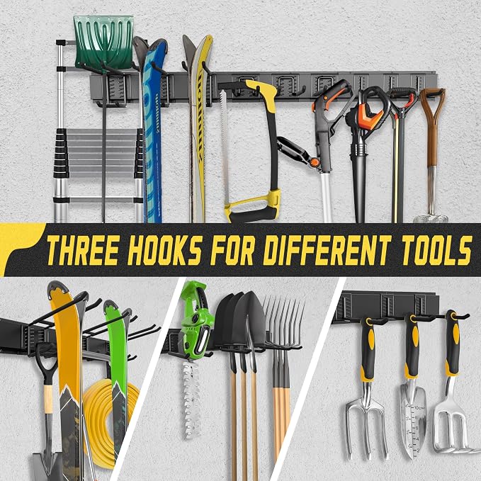 Garage Wall Organizer, Garden Tool Organizer 48in - Image 6