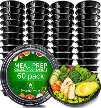 PrepNaturals Reusable Plastic Containers by Prep+Naturals