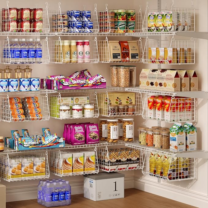 3-Tier Hanging Laundry Basket Organizer：Foldable Wire Shelf Laundry Room - Image 7