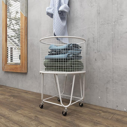 Deco 79 Metal Round Storage Cart - Image 9