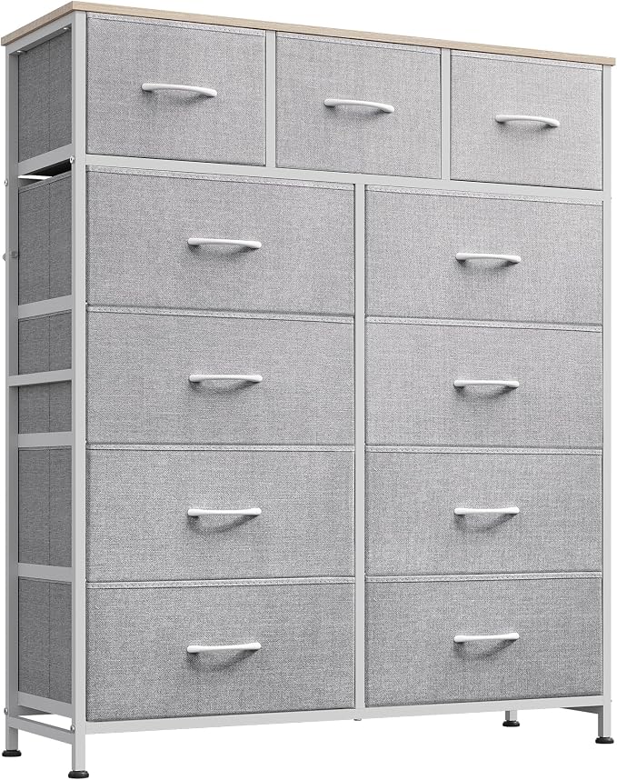 WLIVE Tall Dresser for Bedroom, Fabric Dressers Storage Tower, Dresser & Chest by WLIVE
