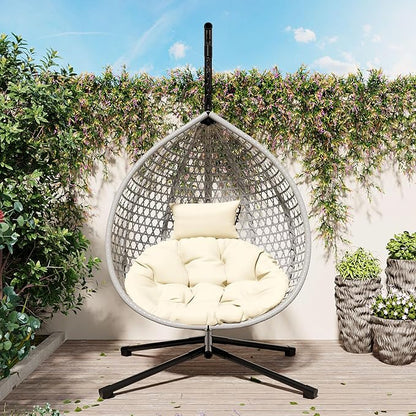 SOFTSEA Outdoor Wicker Egg Chair - Image 9