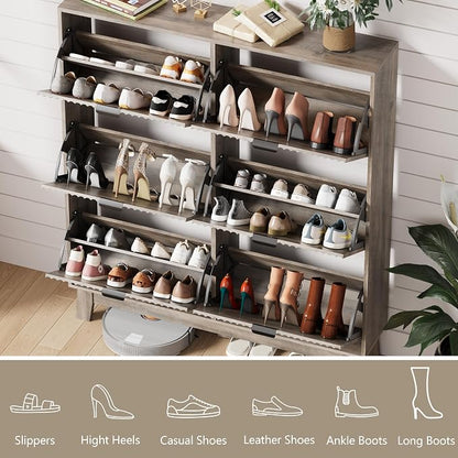HUANLEGO Shoe Cabinet Storage for Entryway - Image 3