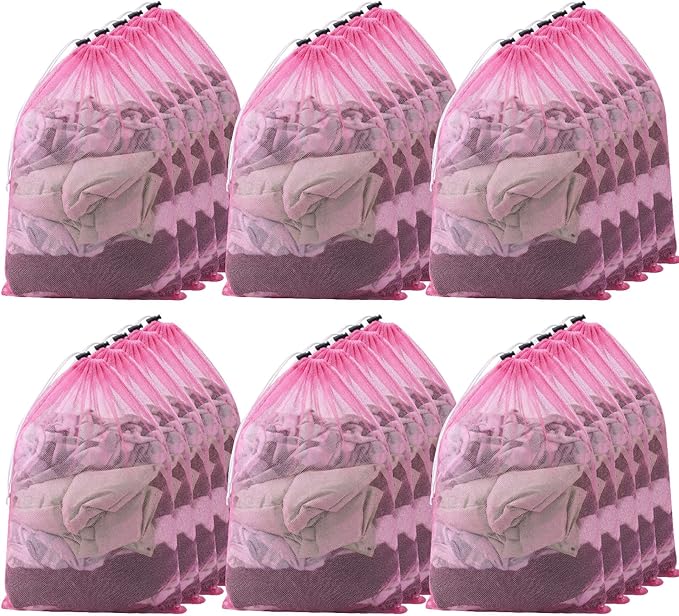 Berlune Large Mesh Laundry Bags, 24 x 36 Inch Bulk Wash Set by Berlune