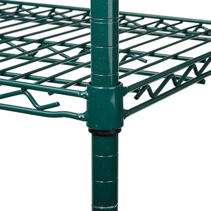 Nexel Economy Wire Shelving Starter Unit, 4 Tier, x 48"L, x 74"H - Image 5