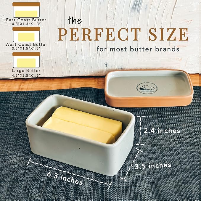Mora Ceramic Two-in-One Butter Dish - Image 3