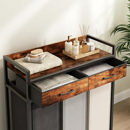 Herture Laundry Sorter 3 Section Laundry Hamper - Image 6