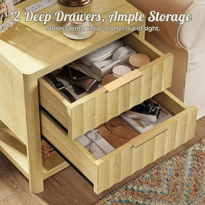 Huuger 27.6 Inch Tall Night Stand - Image 4