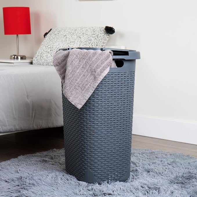 Mind Reader Slim Laundry Hamper - Image 2