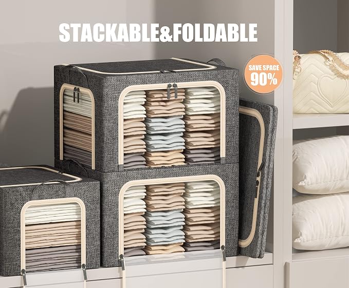 3 Openings Clothes Storage Bins - Image 2
