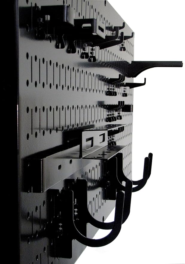 Wall Control Pegboard Rack Horizontal Metal Pegboard Garage Tool Storage Pack - Image 7