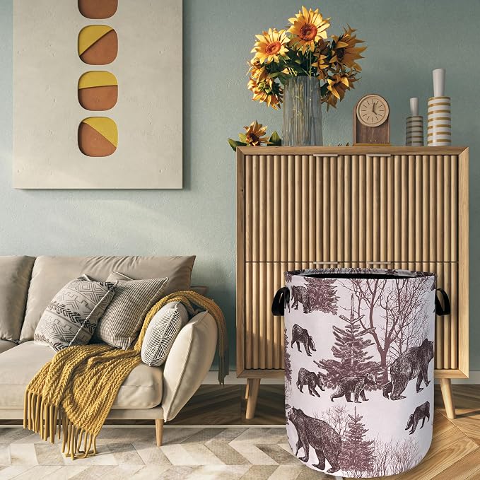 Forest Bear Laundry Hamper - Image 7
