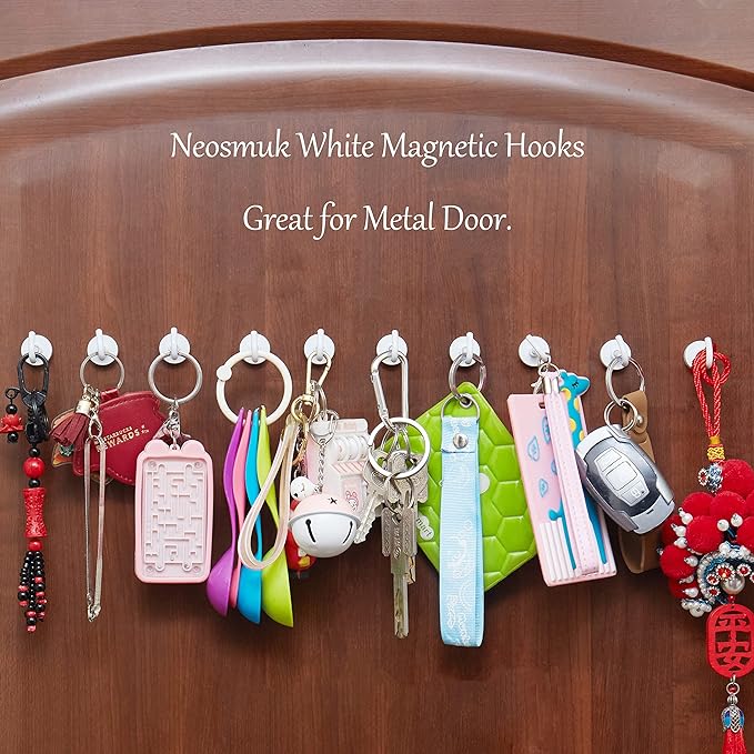 Neosmuk Magnetic Hooks, Heavy Duty 30lb+ Strong Magnet Hook - Image 4