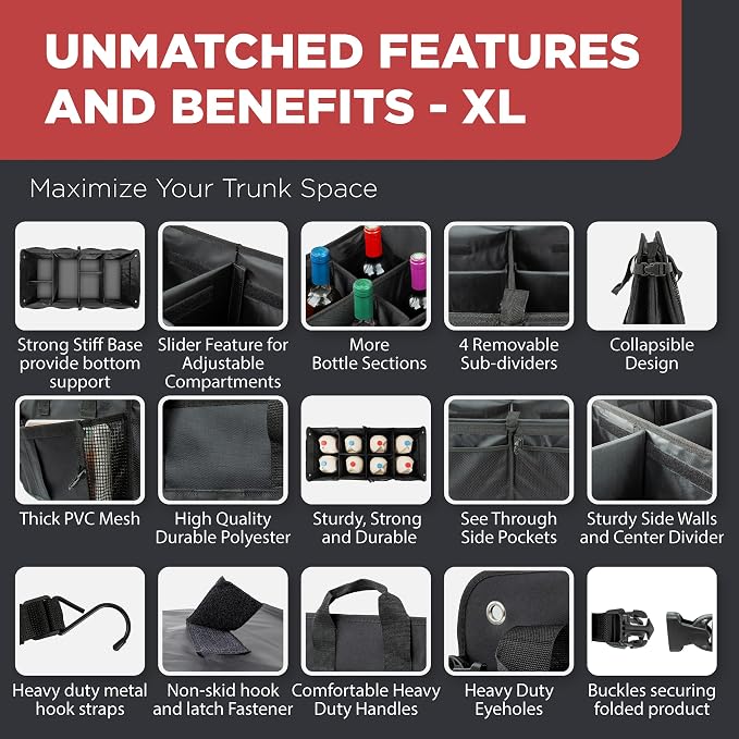 TRUNKCRATEPRO - XL Trunk Organizer - Image 5