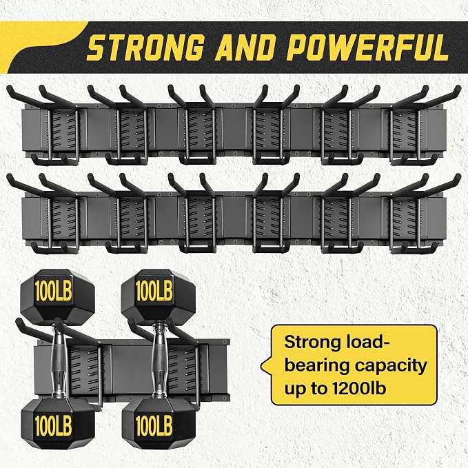 Garage Wall Organizer, Garden Tool Organizer 99in - Image 7