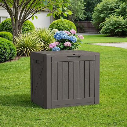 Flamaker Resin Deck Box 40 Gallon Waterproof Outdoor Storage Box | Indoor - Image 7