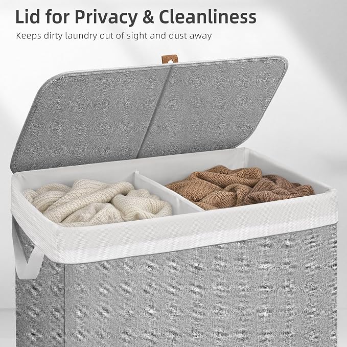 STORAGE MANIAC Double Laundry Hamper - Image 5