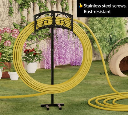 Fire Beauty Garden Hose Holder, Freestanding Water Hose Holder, In ground Hose - Image 4