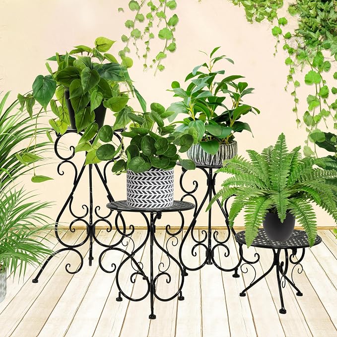 NAKUPE 4-Pack Metal Plant Stand - Image 7