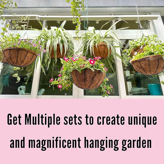 LaLaGreen Hanging Baskets Small Hanging Planter - Image 6