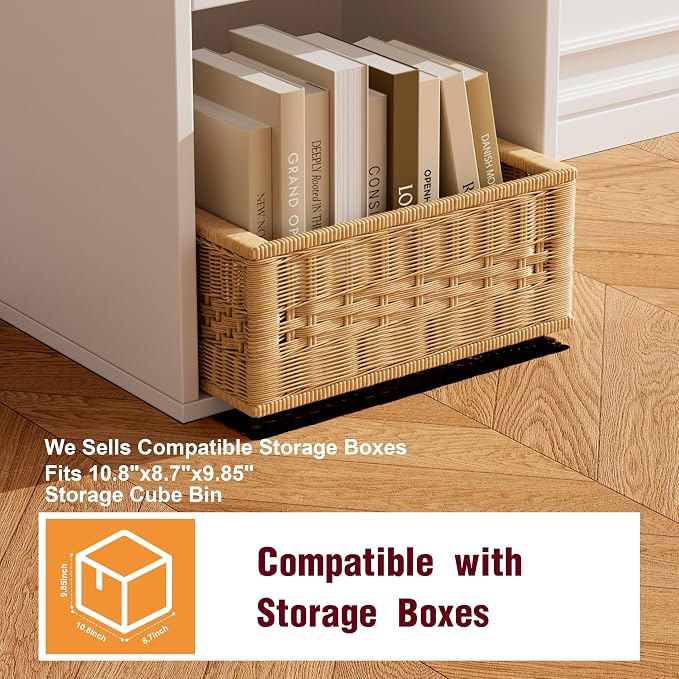 Book Shelf, Wooden Cube Storage Organizer - Image 5